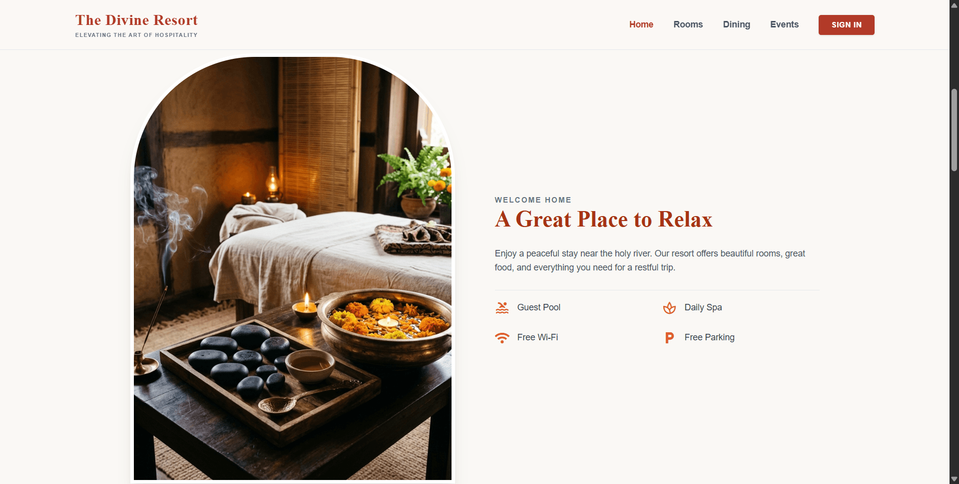 Luxury Hotel Platform